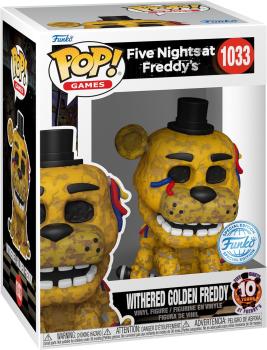 FUNKO POP! Vinyl Figur Games Five Nights at Freddys Withered Golden Freddy 1033 Special