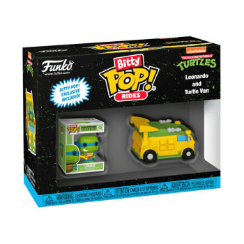 Teenage Mutant Ninja Turtle  Bitty POP! Ride Vinyl Figur Leonardo with Turtle Van