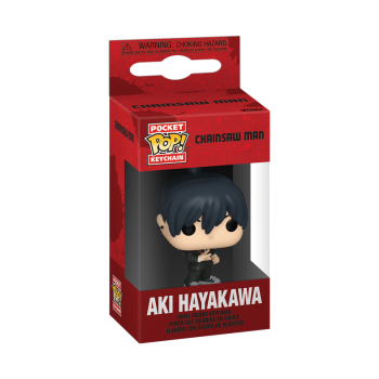 Funko POP Pocket Keychain Schlüsselanhänger Vinyl - Chainsaw Man Aki Hayakawa - 4cm
