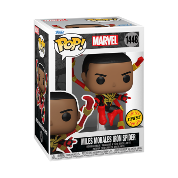 FUNKO POP! - MARVEL -  Spider-Man Comics  Miles Morales Iron Spider  #1448 Chance of Chase