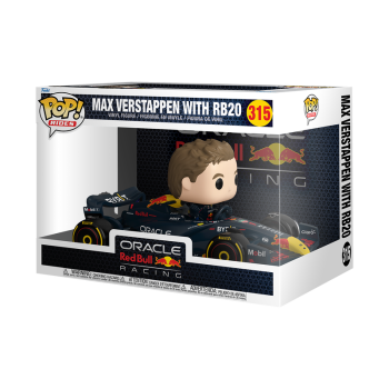 FUNKO POP! Vinyl Figur Rides Sports Racing Formula 1 Red Bull Racing Max Verstappen with RB20 315