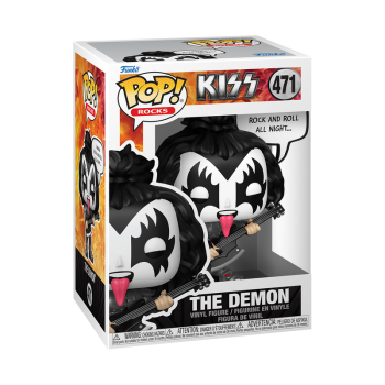 FUNKO POP!  Vinyl Figur Music Rocks Kiss The Demon RundR All Night 471