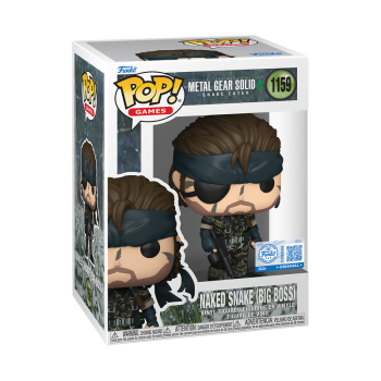FUNKO POP! Vinyl Figur Games Metal Geart Solid Snake Eater Naked Snake Big Boss 1159 Special