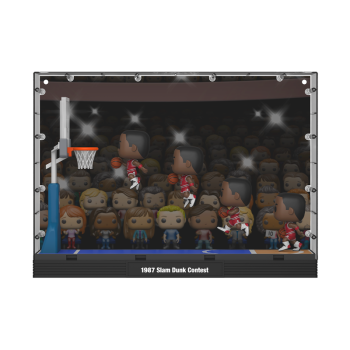 FUNKO POP! Vinyl Figur Moments Deluxe Basketball NBA Chicago Bulls Michael Jordan 1987 Dunk Contest 209