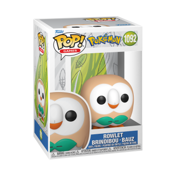 FUNKO POP!  Vinyl Figur Games Pokemon Rowlet Bauz 1092