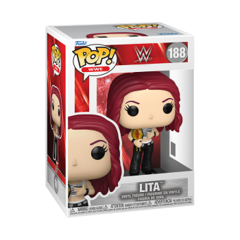 FUNKO POP! Vinyl Figur Sports Wrestling WWE LIta with Belt 188