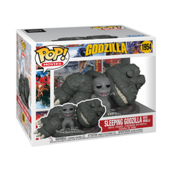 FUNKO POP! Vinyl Figur Movie Godzilla Sleeping Godzilla with Minilla 1954 15cm