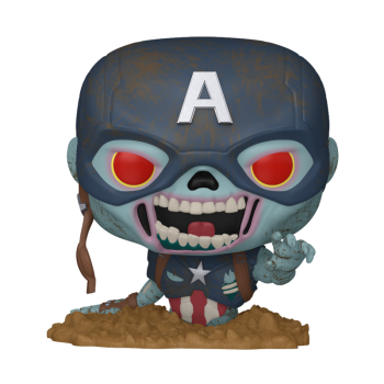 FUNKO POP! Vinyl Figur MARVEL Zombies Zombie Captain America 1554