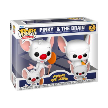 FUNKO POP! Vinyl Figur Animation Pinky und The Brain 2er Pack