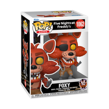FUNKO POP! Vinyl Figur Games Five Nights at Freddys 10th Anniversary Foxy 1062