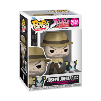FUNKO POP! Vinyl Figur Animation Jojos Bizarre Adventure Joseph Joestar with Iggy 2146