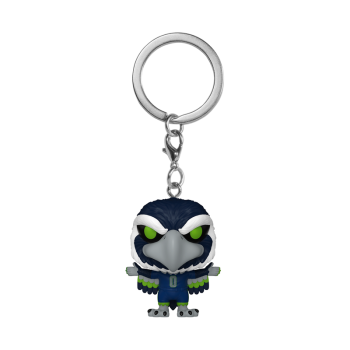 FUNKO POP!  Vinyl Schlüsselanhänger  Seattle Seahawks Seahawks-Blitz Display 4cm
