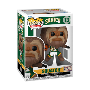 FUNKO POP! Vinyl Figur Sports Basketball NBA Seattle Super Sonics Mascots Squatch 13
