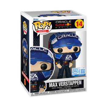 FUNKO POP! Vinyl Figur Sports Racing Oracle Red Bull Formel 1 Max Verstappen Usa Helmet 14 Special