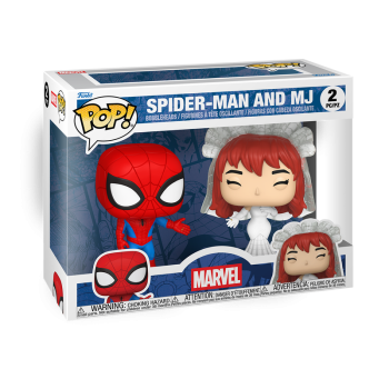 FUNKO POP! Vinyl Figur MARVEL Spider-man and MJ 2er Pack
