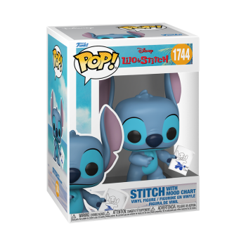 FUNKO POP! Vinyl Figur Disney Lilo und Stitch Stitch with Mood Chart 1744 Chance of Chase