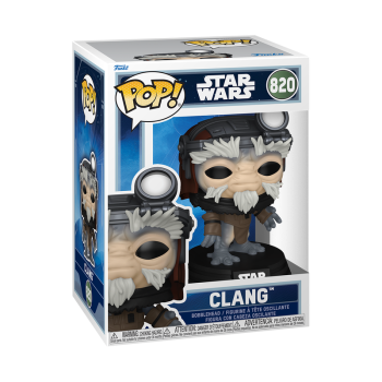 FUNKO POP! Vinyl Figur Star Wars The Mandalorian and Grogu Clang 820