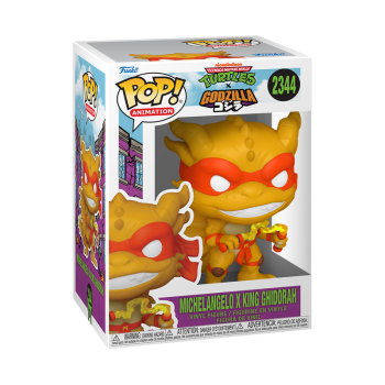 FUNKO POP! Vinyl Figur Teenage Mutant Ninja Turtles x Godzilla Michelangelo x King Ghidorah 2344