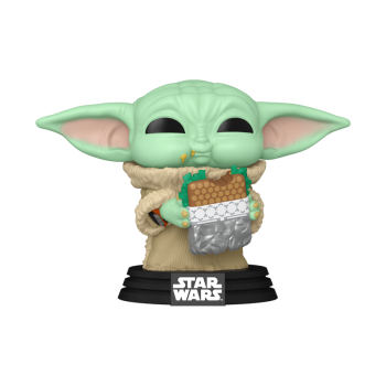 FUNKO POP! Vinyl Figur Star Wars The Mandalorian and Grogu Grogu with Sandwich 841