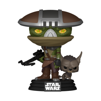 FUNKO POP! Vinyl Figur Star Wars The Mandalorian and Grogu Embo und Keibu 842