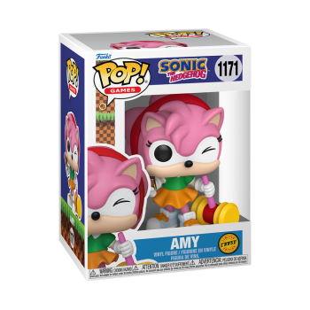 FUNKO POP! Vinyl Figur Games Sonic the Hedgehog Amy 1171 Chance of Chase