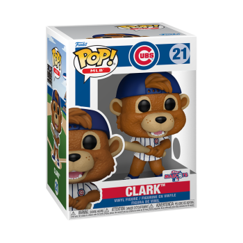 FUNKO POP! Vinyl Figur Sports Baseball MLB Chicago Cubs Mascot Clark 21