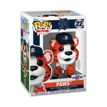 FUNKO POP! Vinyl Figur Sports Baseball MLB Detroit Tigers Mascot Paws 22