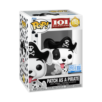 FUNKO POP! Vinyl Figur Disney 101 Dalmatians Dalmatiner Patch as a Pirate 1745 Special