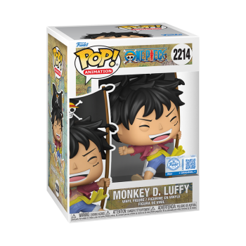 FUNKO POP! Vinyl Figur Animation One Piece Monkey D Luffy with Flag 2214  Special