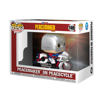 FUNKO POP! Vinyl Figur Rides DC Comics Peacemaker on Peacecycle 146