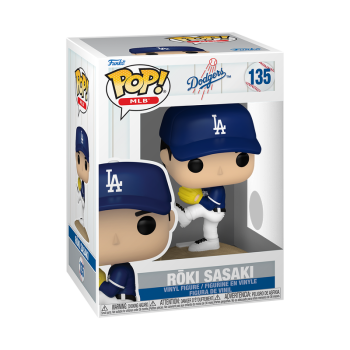 FUNKO POP! Vinyl Figur Sports Baseball MLB Los Angeles Dodgers Roki Sasaki 135