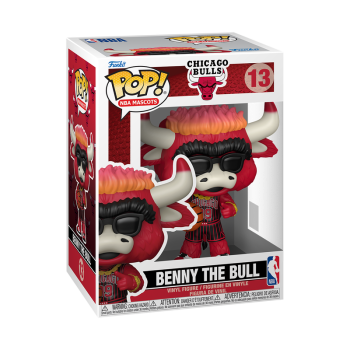 FUNKO POP! Vinyl Figur Sports Basketball NBA Chicago Bulls Mascots Benny the Bull 13