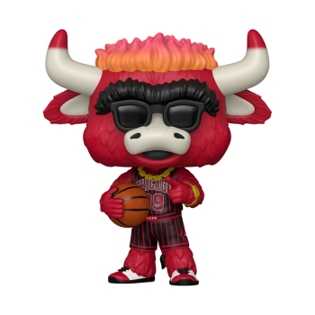FUNKO POP! Vinyl Figur Sports Basketball NBA Chicago Bulls Mascots Benny the Bull 13