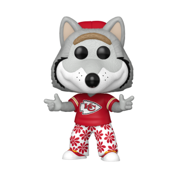 FUNKO POP! Vinyl Figur Sport Football NFL Mascots Kansas CIty Chiefs KC Wolf 360