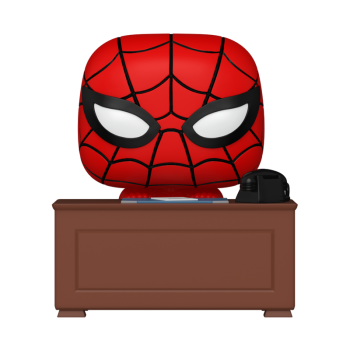 FUNKO POP! Vinyl Figur Premium MARVEL Spider-Man with Desk 1660