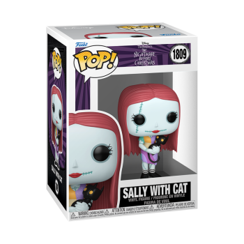 FUNKO POP! Vinyl Figur Disney Tim Burton Nightmare before Christmas Sally with Cat 1809