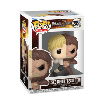 FUNKO POP! Vinyl Figur Animation Attack on Titan Split Zeke Jaeger Beast Titan 2553