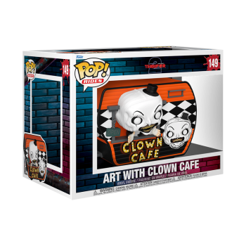 FUNKO POP! Vinyl Figur Rides  Movie Terrifier Art with Clown Cafe 149 15cm