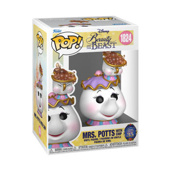 FUNKO POP! Vinyl Figur Disney Beauty and the Beast Die Schöne und das Biest Mrs Potts with Chip 1824