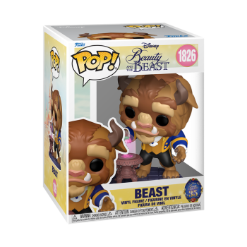 FUNKO POP! Vinyl Figur Disney Beauty and the Beast Die Schöne und das Biest Beast with Enchanted Rose 1826 15cm