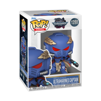 FUNKO POP! Vinyl Figur Games Total Warhammer 40000 Ultramarines Captain 1288