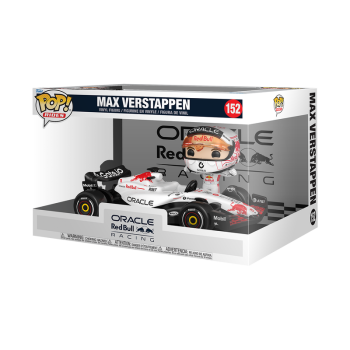 FUNKO POP! Vinyl Figur Rides Sports Racing Formula One Formel 1 Oracle Red Bull Max Verstappen White 15cm