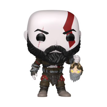 FUNKO POP! Vinyl Figur Games God of War Ragnarök Kratos with Mimirs Head 1340