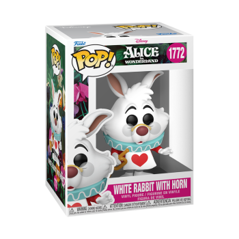 FUNKO POP! Vinyl Figur Disney Alice in Wonderland Alice in Wunderland White Rabbit with Horn 1772