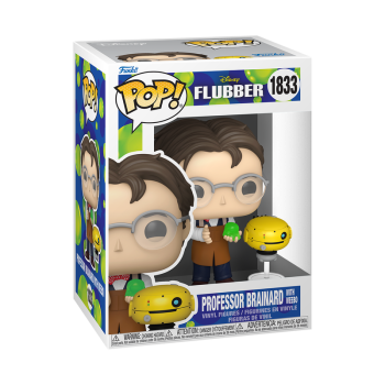 FUNKO POP! Vinyl Figur Disney Flubber Proffesor Brainard with Weebo 1833 Chance of Chase