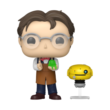 FUNKO POP! Vinyl Figur Disney Flubber Proffesor Brainard with Weebo 1833 Chance of Chase