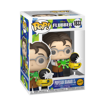 FUNKO POP! Vinyl Figur Disney Flubber Proffesor Brainard with Weebo 1833 Chance of Chase