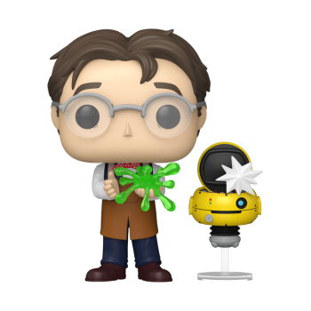 FUNKO POP! Vinyl Figur Disney Flubber Proffesor Brainard with Weebo 1833 Chance of Chase