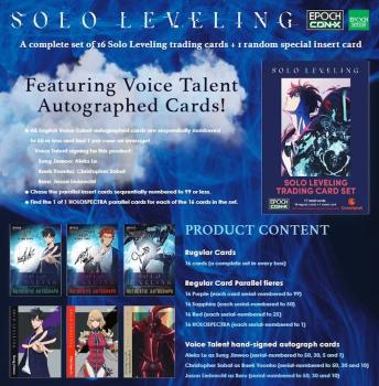 Epoch - Solo Leveling Con-X Set Trading Card Box - EN