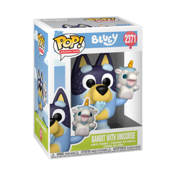 FUNKO POP! Vinyl Figur Animation  Bluey Bandit with Unicorse 2371